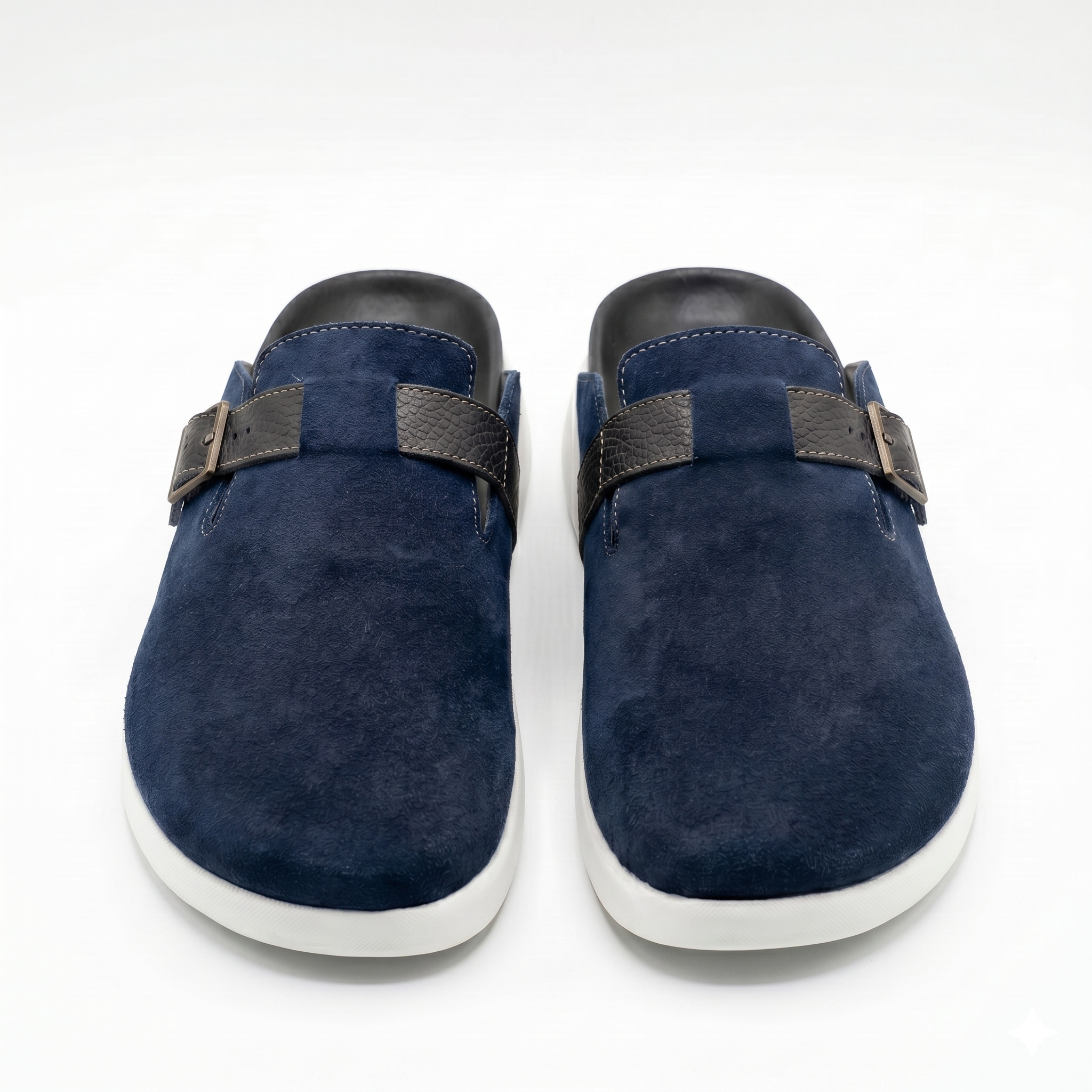 The Nomad Suede Clog – Sapphire