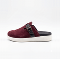 The Nomad Suede Clog – Cherry